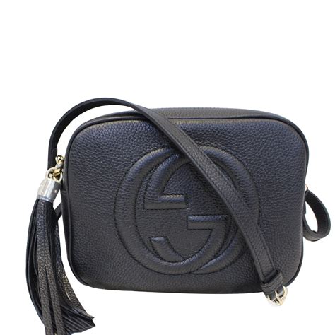 black Gucci soho disco bag